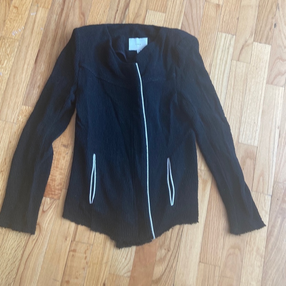 Women’s IRO blazer. Black with white. Size 38 /Size 6